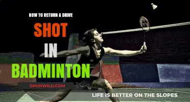 Returning Drive Shots: Secrets to Success in Badminton