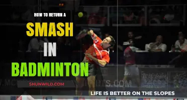 Mastering the Art of Returning Smashes in Badminton