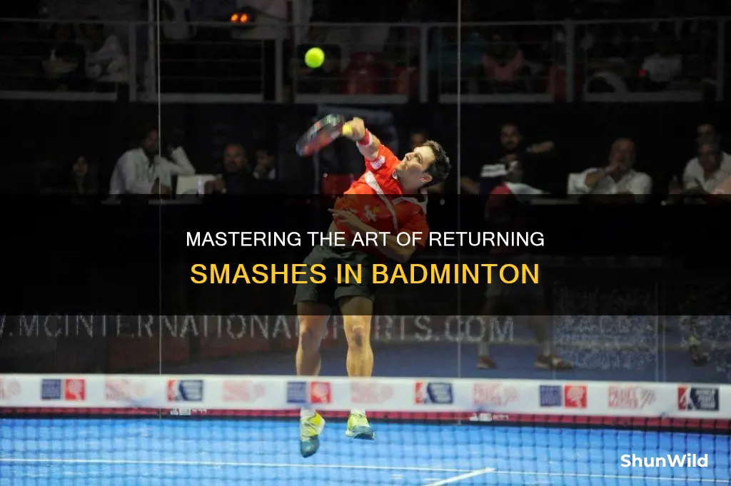 how to return a smash in badminton