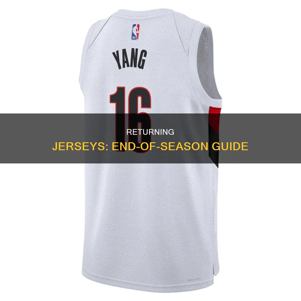 how to return basketball jerseys after the season