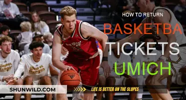 Returning Basketball Tickets: A Guide for UMICH Students