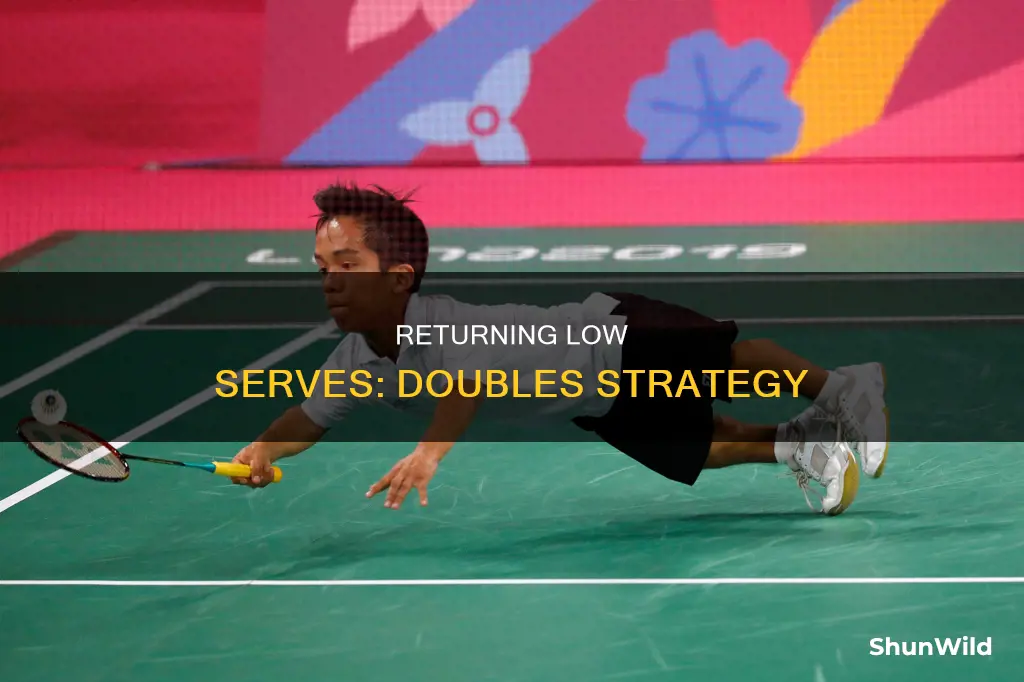how to return low serve in badminton doubles