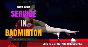 Returning Service in Badminton: Strategies for Success