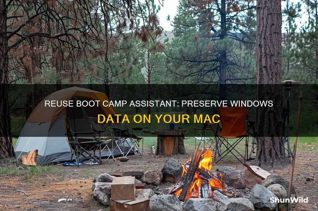 how to reuse boot camp assistant without clearing windows data