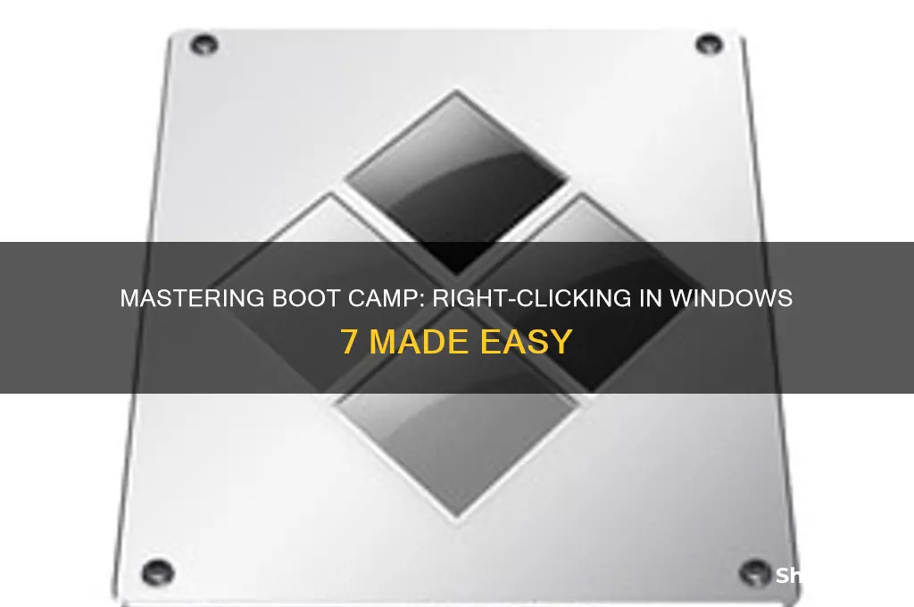 how to right click boot camp windows 7