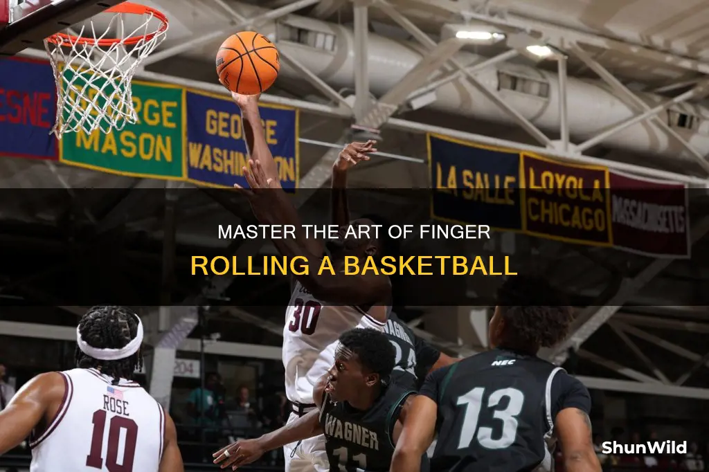 how to roll a basketball on your finger