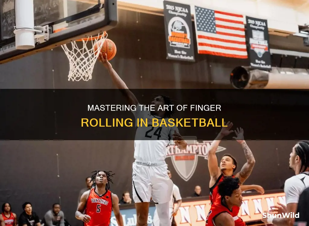 how to roll basketball on finger