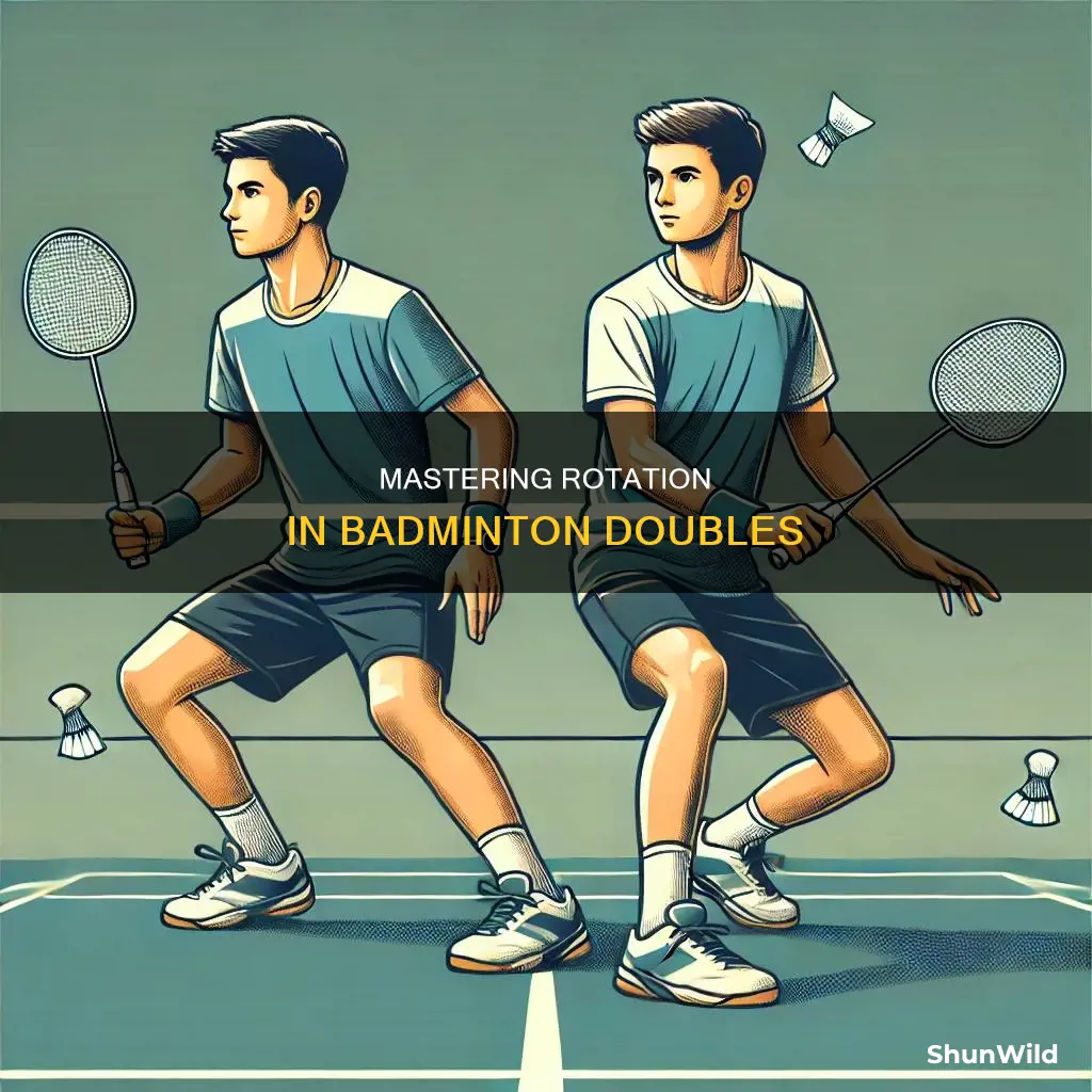 how to rotate in badminton doubles