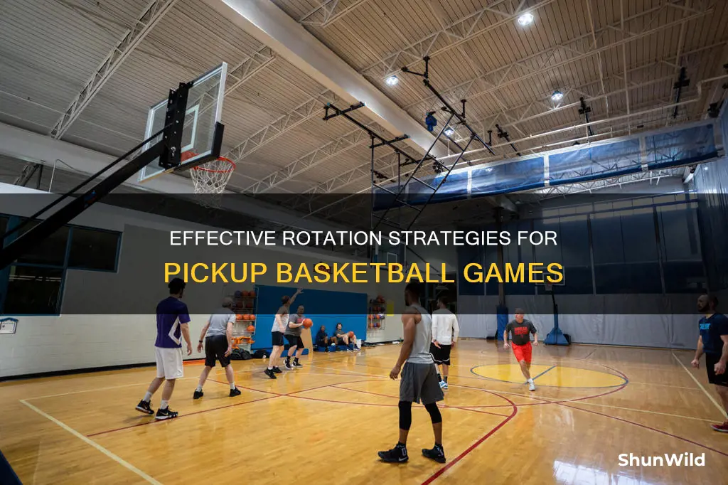 how to rotate in pickup basketball