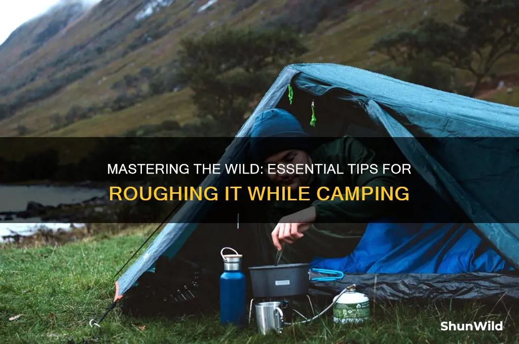 how to rough it camping