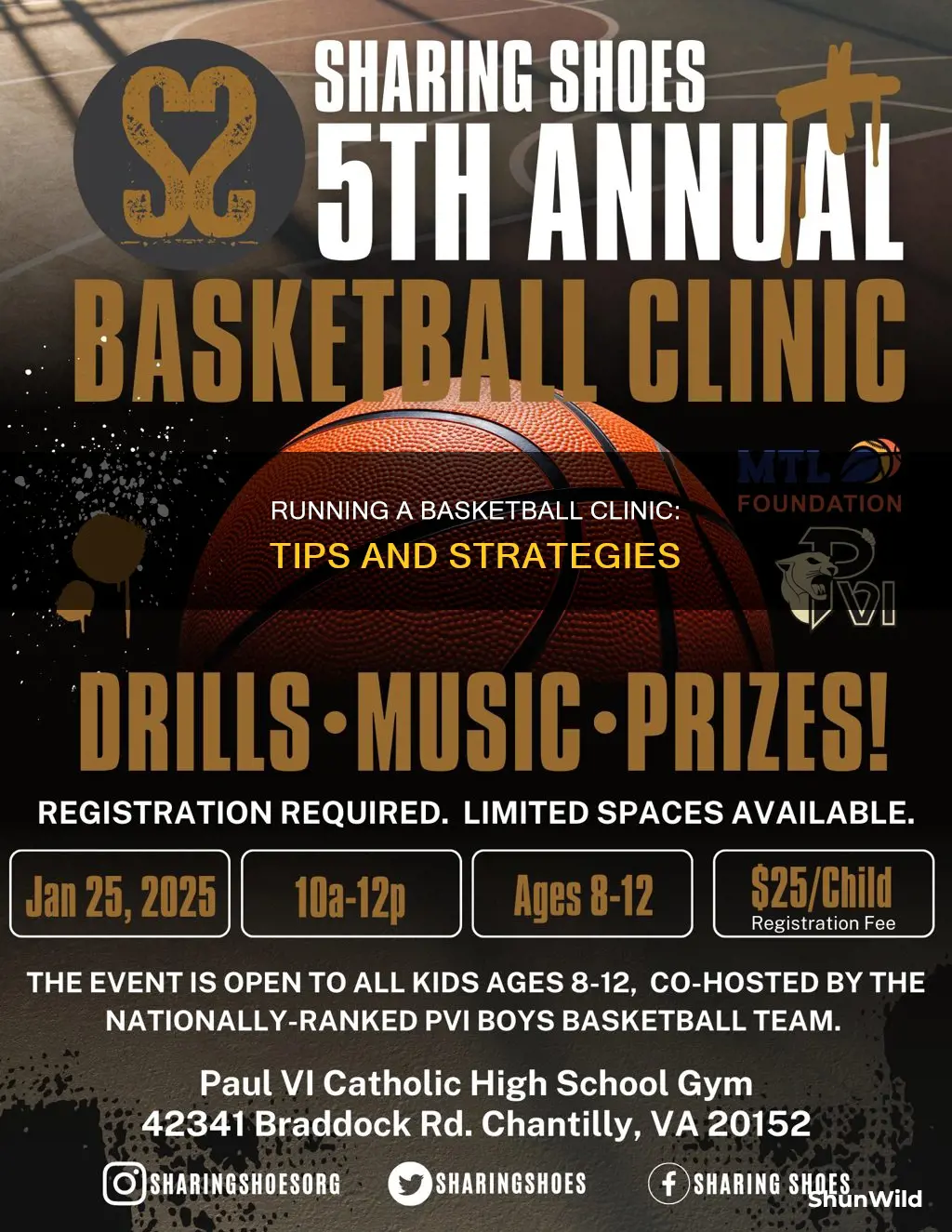 how to run a basketball clinic