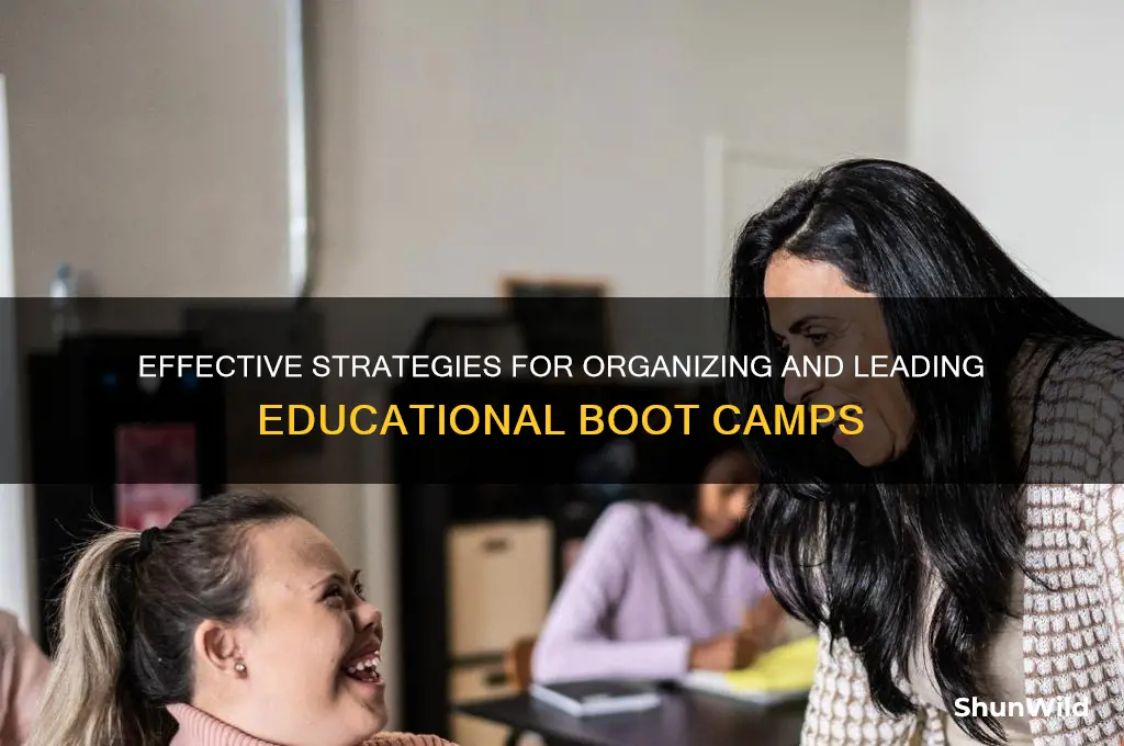 how to run a boot camp in the educational setting