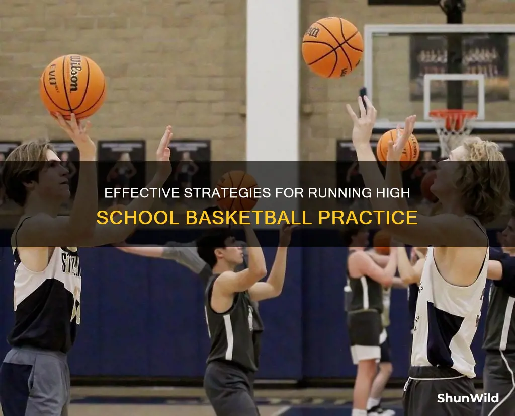 how to run a high school basketball practice