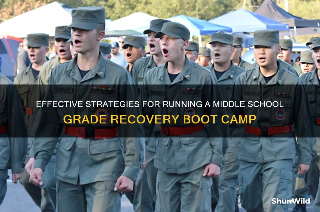 how to run agrade recovery boot camp for middle school