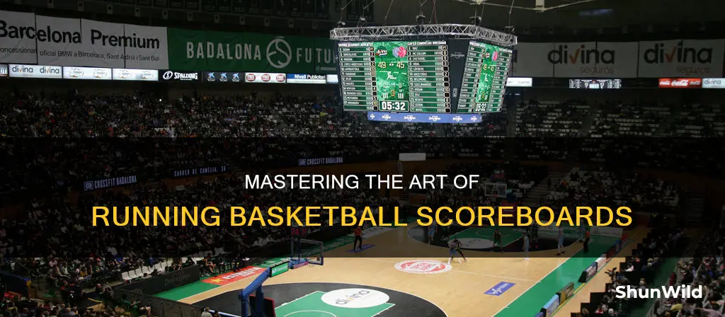 how to run basketball scoreboard