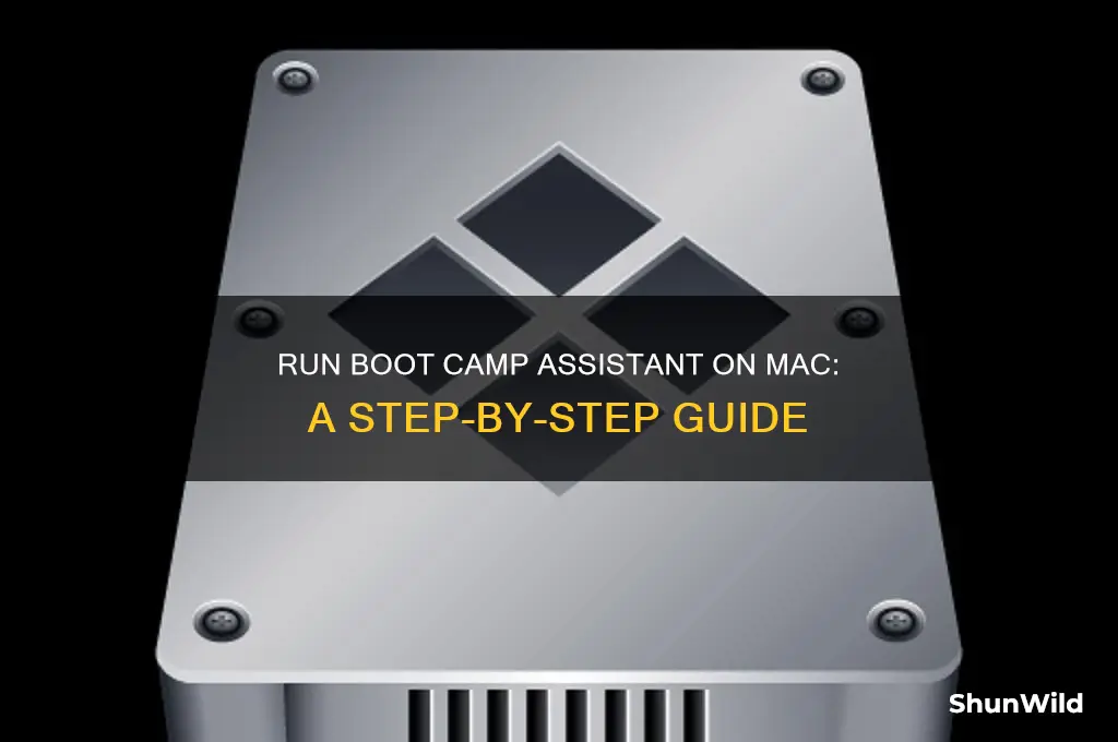 how to run boot camp assistant on mac