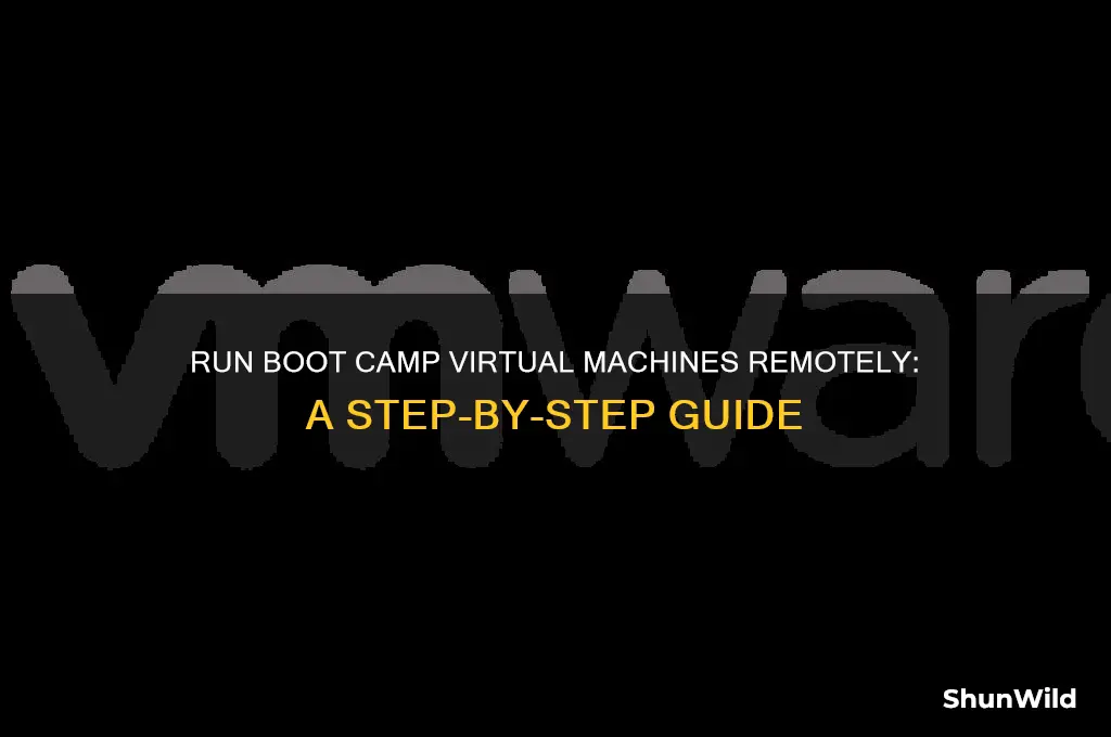 how to run boot camp virtual machine from another computer