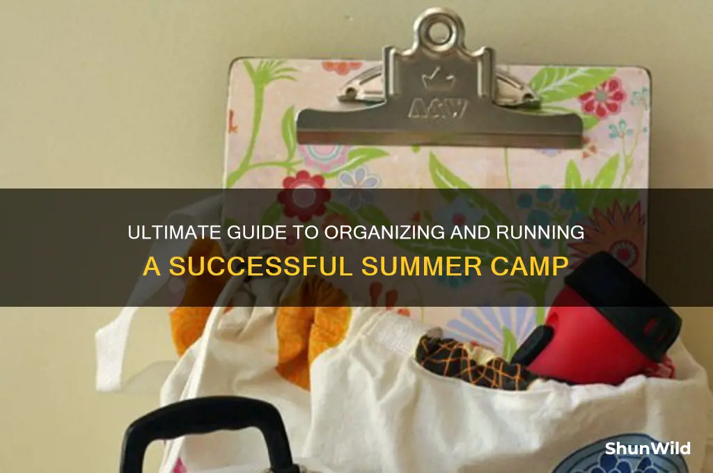 how to run summer camp