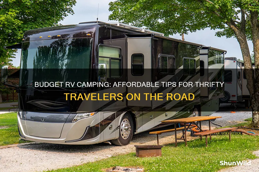 how to rv camp cheap