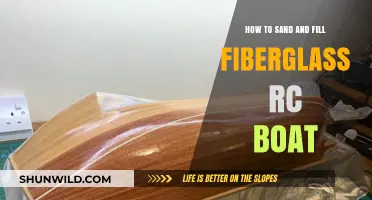 Mastering Fiberglass RC Boat Repair: Sanding and Filling Techniques