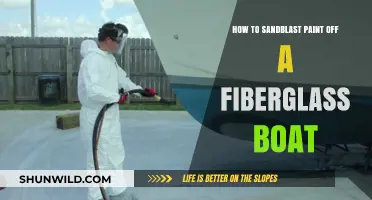 Mastering the Art of Sandblasting: Removing Paint from Fiberglass Boats