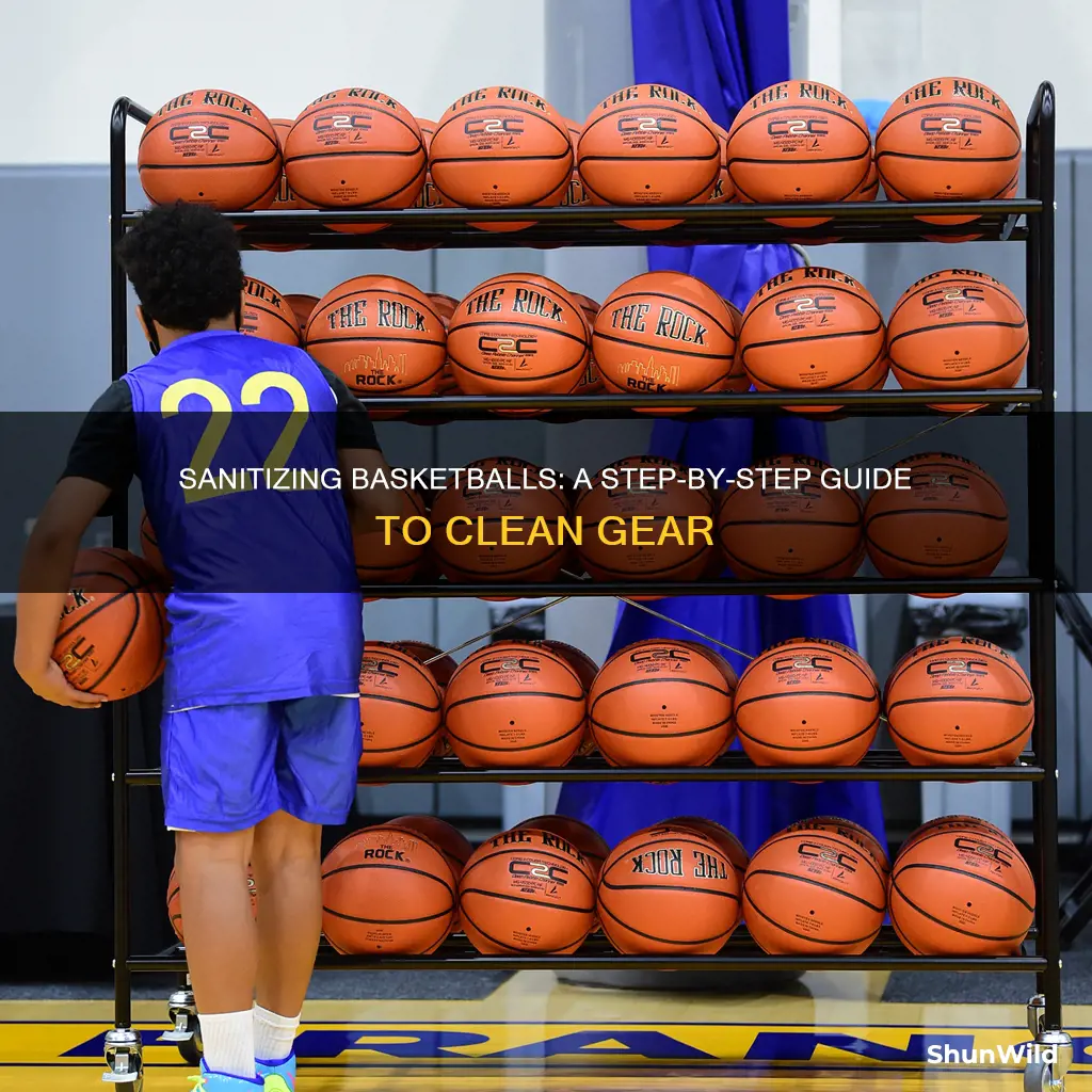 how to sanitize basketballs