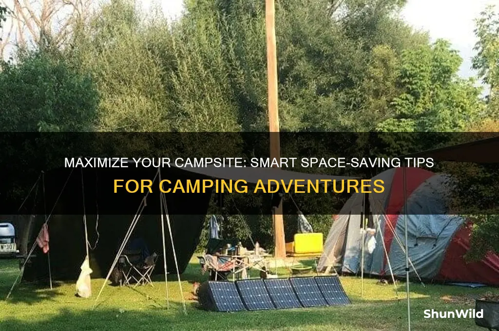 how to save space camping