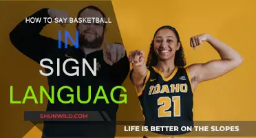 Basketball in Sign Language: A Guide to Signing Sports
