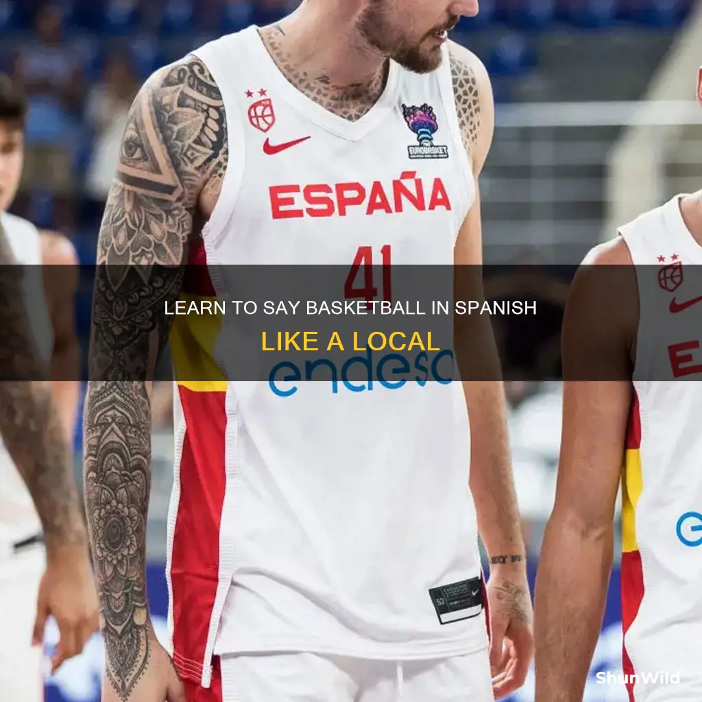 how to say basketball in spain