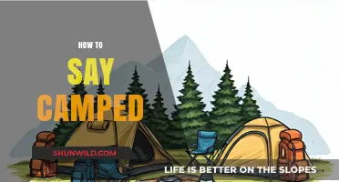Mastering the Verb 'Camped': Usage, Pronunciation, and Common Mistakes