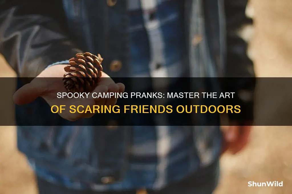 how to scare friends camping