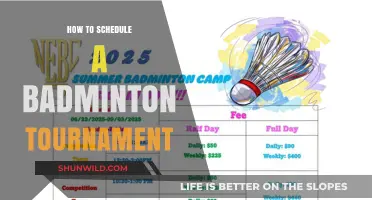 Planning a Badminton Tournament: Strategies for Success
