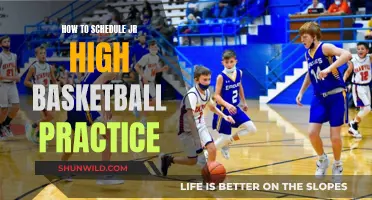 Effective Practice Scheduling for Junior High Basketball Teams