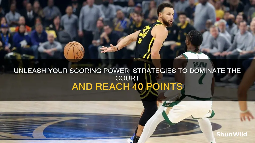 how to score 40 points in basketball app