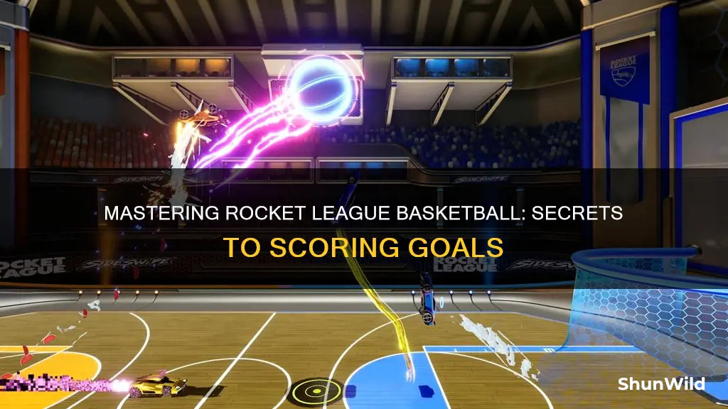 how to score a goal in rocket league basketball