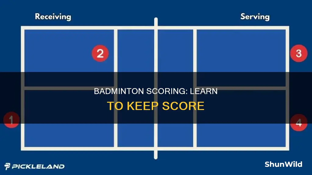 how to score badminton score sheet