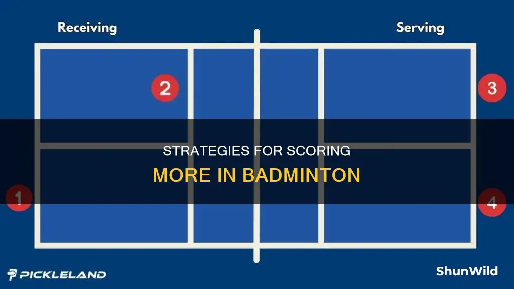 how to score in badminton