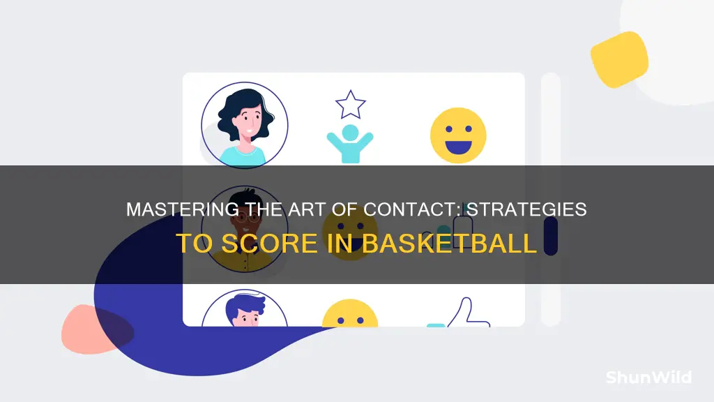 how to score through contact in basketball