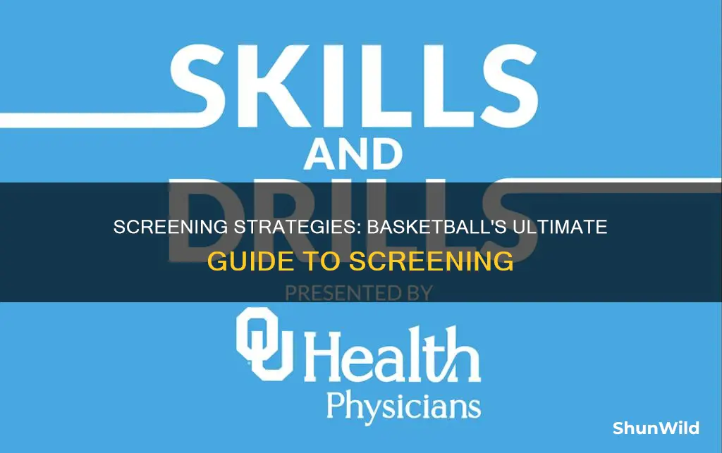 how to screen basketball