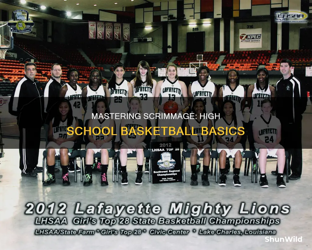 how to scrimmage correctly highschool basketball