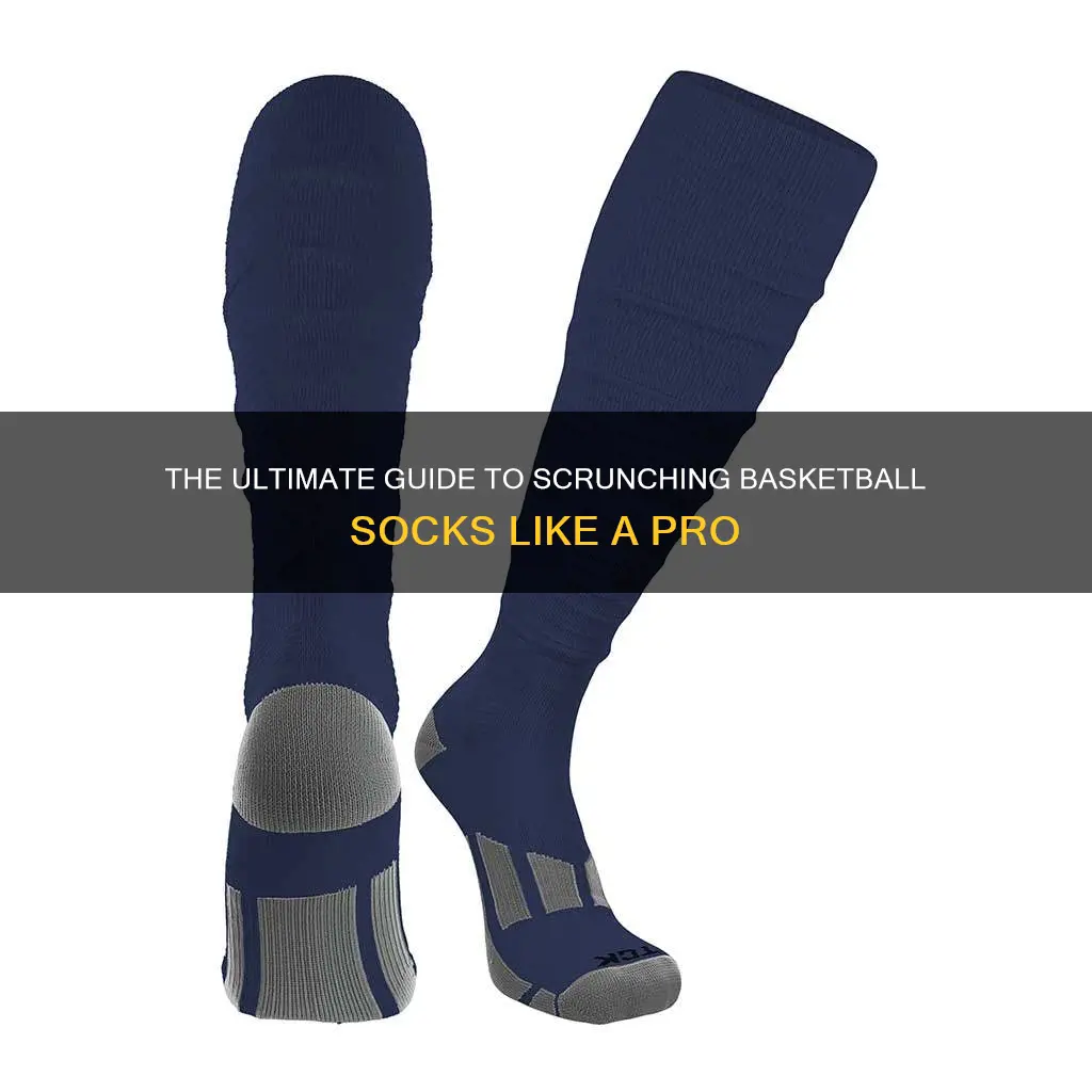 how to scrunch basketball socks