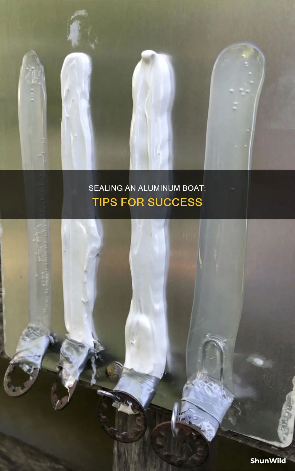 how to seal a aluminum boat