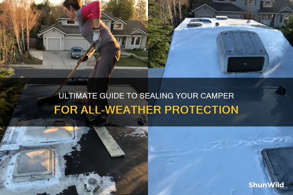 how to seal a camper