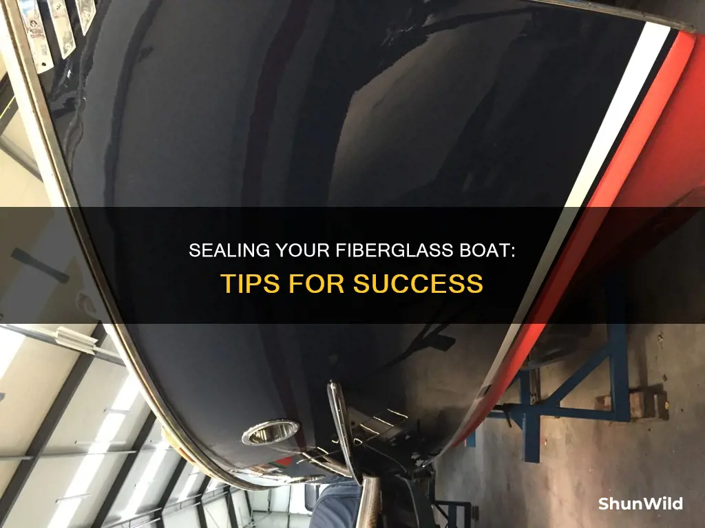 how to seal a fiberglass boat