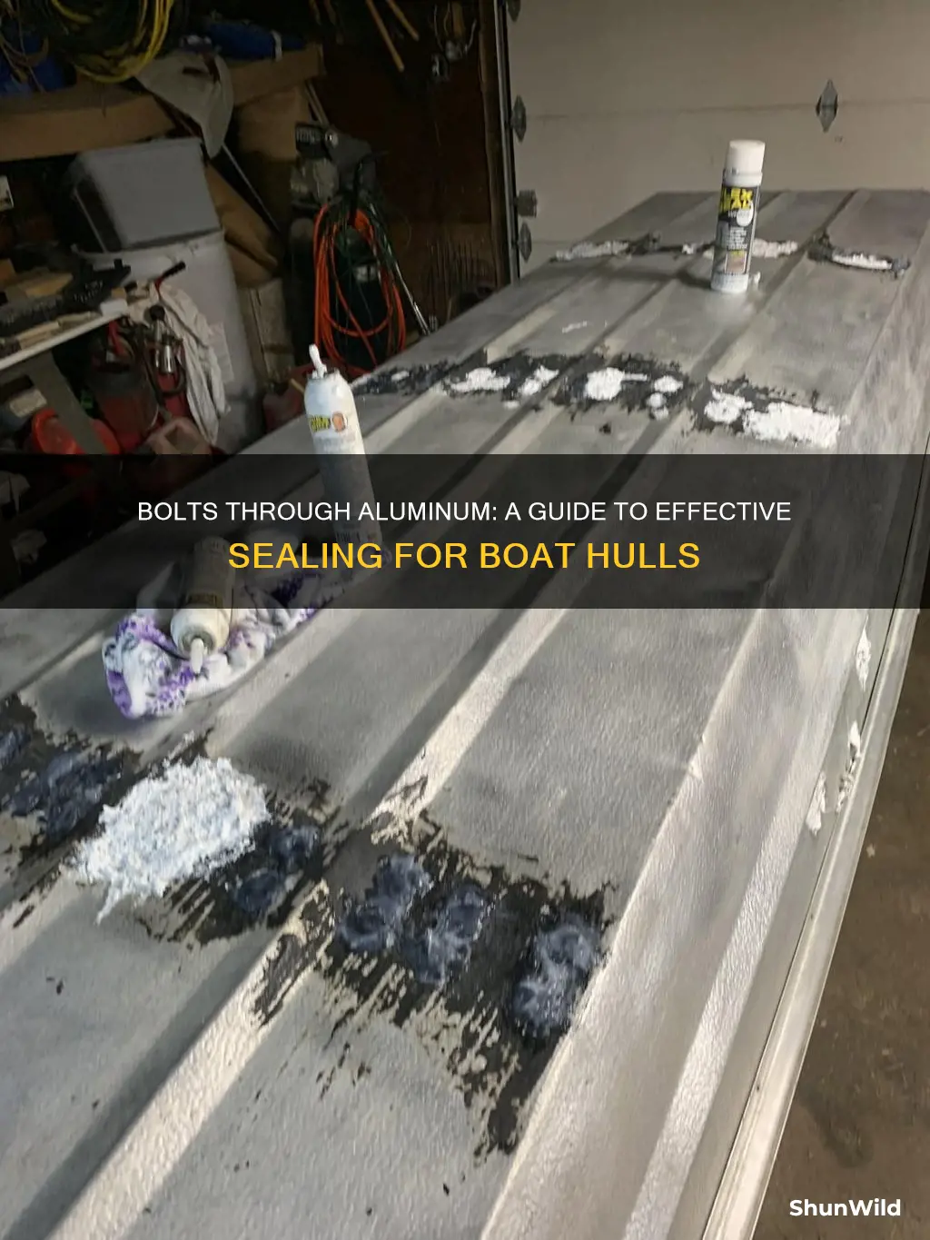 how to seal bolts going through an aluminum boat hull