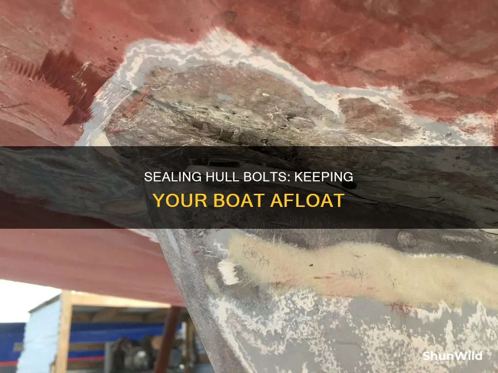 how to seal bolts going through an aluminum boat hull