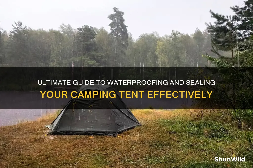 how to seal camping tents