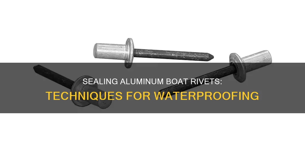 how to seal rivets on aluminum boat