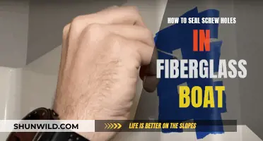 Sealing Screw Holes in Fiberglass Boats: A Guide to Success