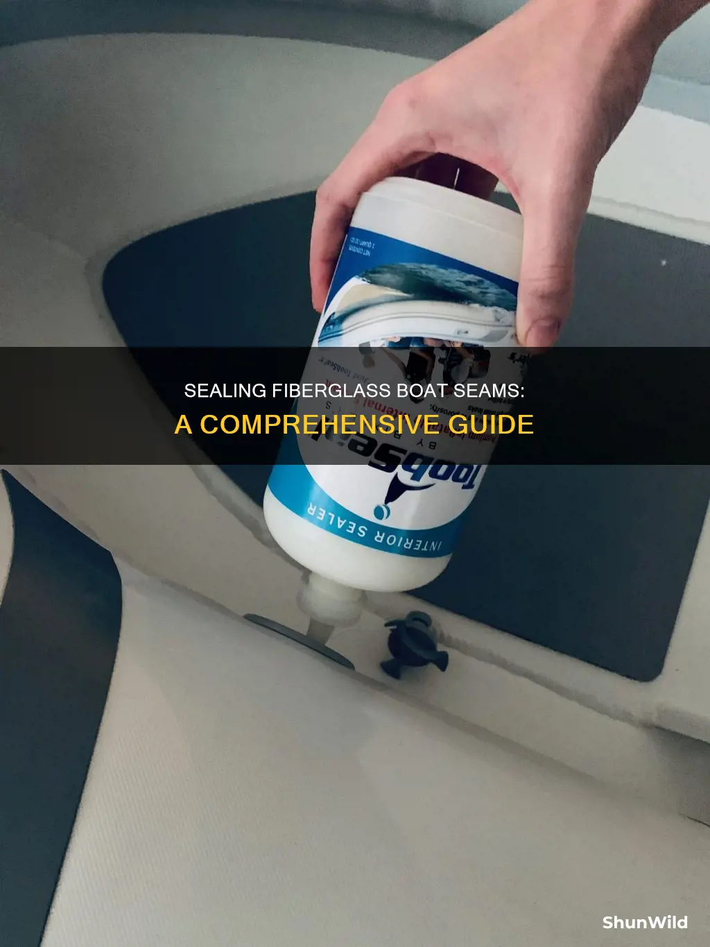 how to seal seams on fiberglass boat